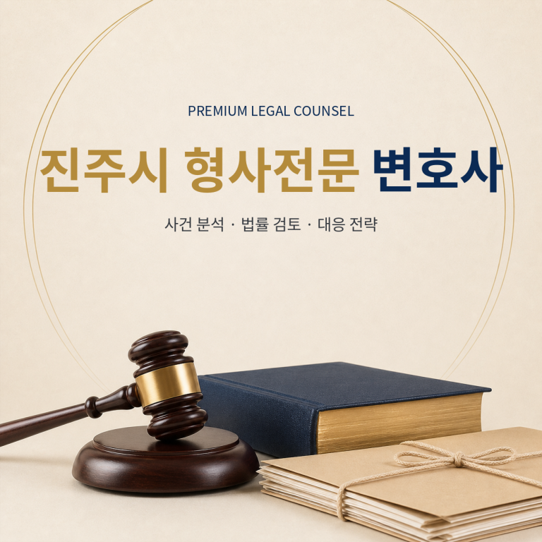 진주시 형사전문 변호사