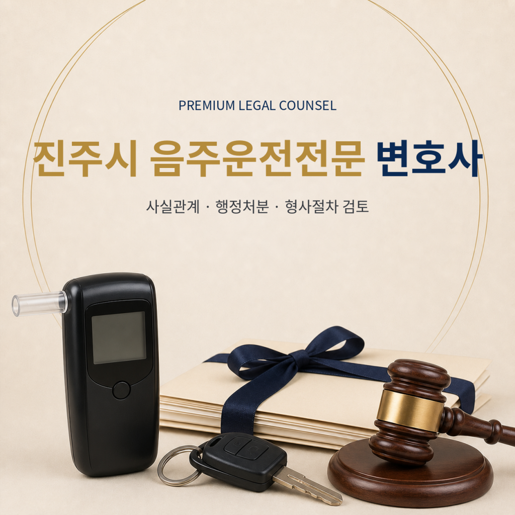 진주시 음주운전전문 변호사